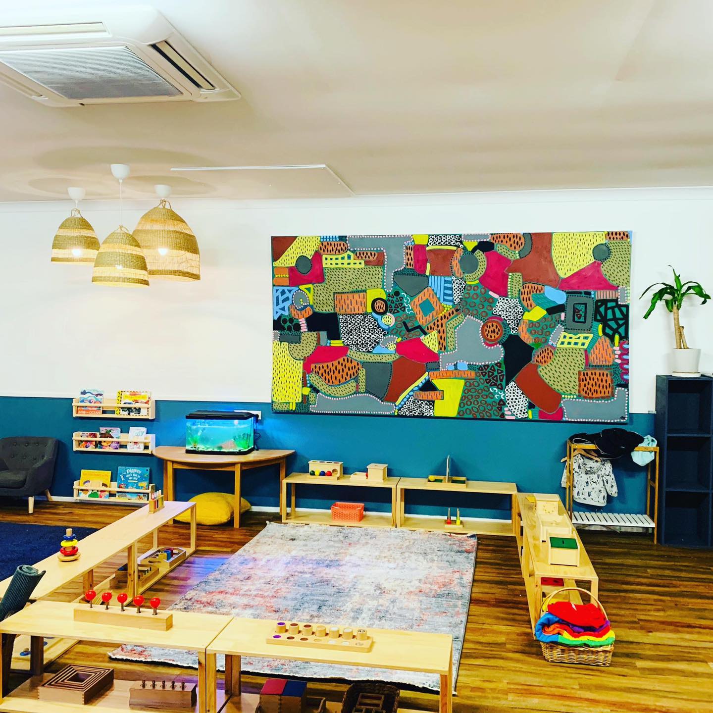 Inside a Montessori classroom at The Hills Montessori